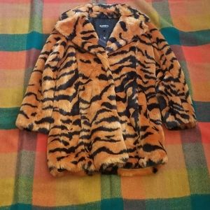 BLACK FRIDAY SALE Barneys Originals faux fur coat